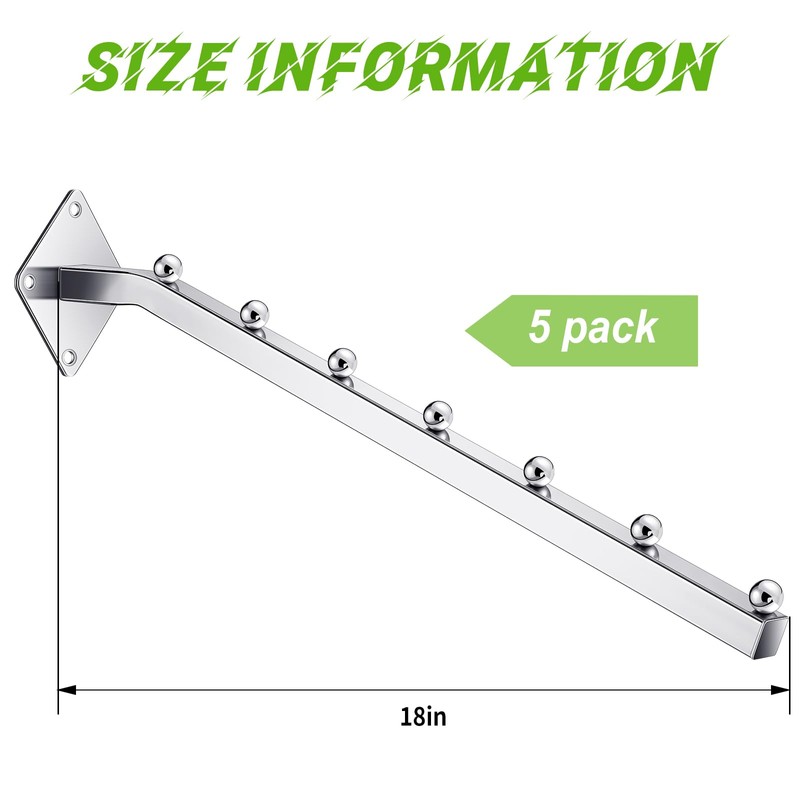 Vesici 5 Pcs 18 Inch 7 Ball Waterfall Hook for