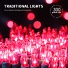 JUSTPRO 300LIGHTS(2*150L) Pink Extra-Bright with End Connectors Christmas Decorative Lights
