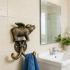 KxrTpx Antique Brass Coat Hooks, Decorative Brass Door Hooks and