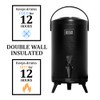 hzexun Insulated 3.2 Gallon Hot & Cold Drink Dispenser, Thermal