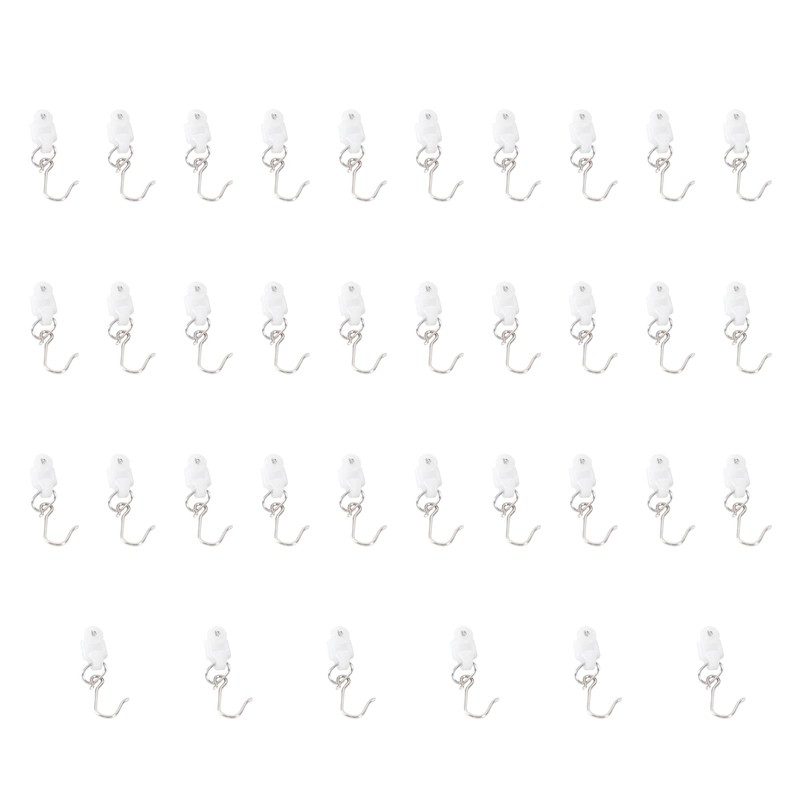YIYIBYUS Curtain Track Kit With Hooks, Ceiling Mount Curtain Track