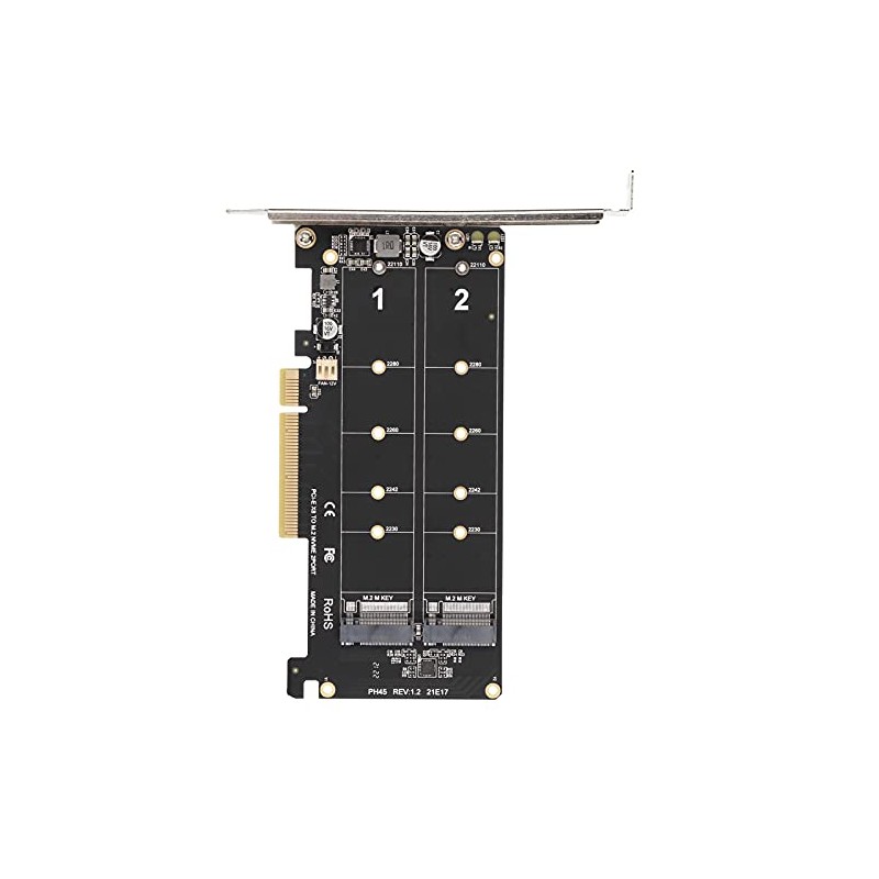 Adapter Card with 2 x 32Gbps Expansion Cards, Dual M.2