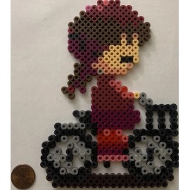 Unbranded Madotsuki Yume Nikki Player Bead Sprite Perler Pixel Art Retro Indie Horror