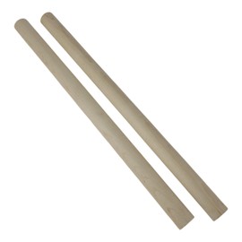 Hard Maple Wooden Dowel Rods - 3/4 x 12 Inch (Pack of 2) - Kiln-Dried Unfinished Natural Hardwood Dowels for Crafts and Woodworking