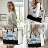 CHQIUCR Tokyo Canvas Tote Bag for Women - Reusable Weekender