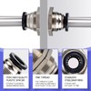 Bwintech 5 Pcs 8mm Bulkhead Union x 8mm Tube OD