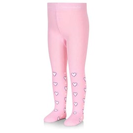 Sterntaler Baby Girls' Hearts Tights, pink
