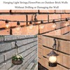 Farady Stainless Steel Brick Wall Clips for Hanging Outdoors Heavy