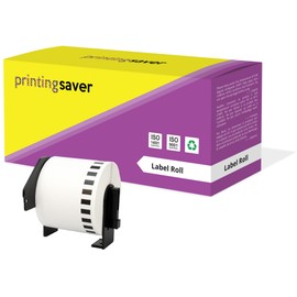 Printing Saver 1x Address Labels DK-22205 Compatible with Brother Label Printers P-Touch QL-500 550 710W 720NW 810W 820NWB 1110NWB 62mm x 30.48m