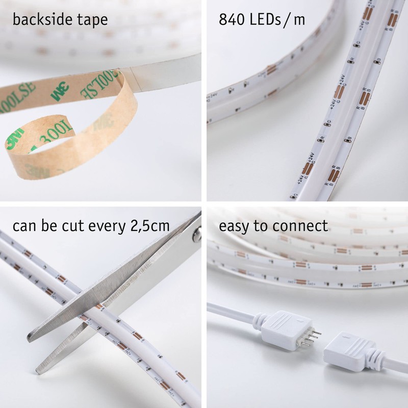 Paulmann 78863 SimpLED LED Strip Full-Line COB Complete Set 1.5