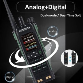 BAOFENG DM-32 GPS 8W Walkie Talkie Multi Band DMR Digital Radio + USB Cable