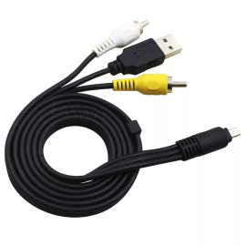 Unbranded/Generic AV Audio VIDEO TV Cable USB Charger Cord For Nikon CoolPix L22 L23 Camera
