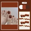 Nail Tips, 24 Pieces, Thumb Nail Seal, Foot False Nails,