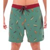 Hurley Men's Board Shorts, malverde