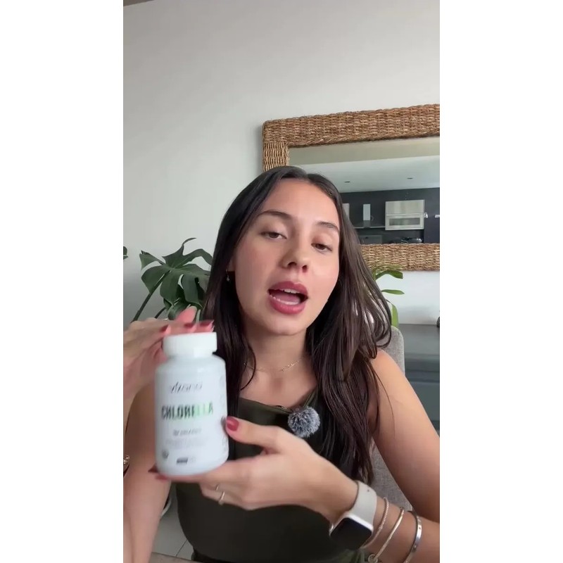 Chlorella Orgánicas (180 Caps-500 Mg) Vizana Nutrition Sin Sabor