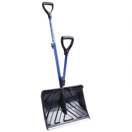 Snow Joe Snow Shovel with 18-Inch Blade and Assist Handle, 3.5 Lbs - Heavy-Duty Lightweight Shoveling Tool for Ice Removal, Shovelution SJ-SHLV01