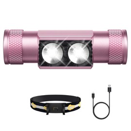 weneasker Headlamp, 1200 Lumens Light, USB C Rechargeaable Head Lamp for Adult, Stylish Gift for Female Engineers, Women Who Love The Outdoors,Gifts for Family,Friends