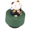 Music Box Round Shape Fortune Cat Style Pleasing Melody Exquisite