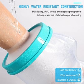 KSJEHW Wasserdichter Gipsschutz (Hand) aus Silikon, für Bad & Dusche, für Kinder bis zu 10 Jahren(30x20cm)