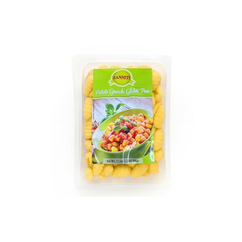 Sanniti Imported Italian Potato Gnocchi 17.5 oz (Pack of 3)