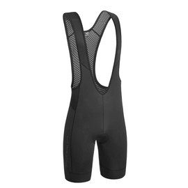 Przewalski Men's Cycling Bib Shorts, 4D Padded Bike Bicycle Tights UPF 50+ Black
