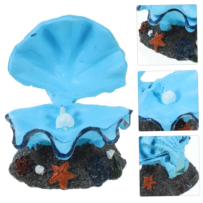 CORHAD Aquarium Air Stone Tropical Clam Design Replaceable Bubbler for