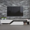 TORURAL 100 Whitewash Grey Faux Brick Wall Tiles, 3D Thin