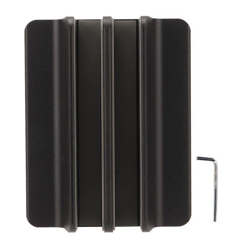 Vertical Laptop Stand Aluminum Alloy Double Dock Black Multifunctional Cooling