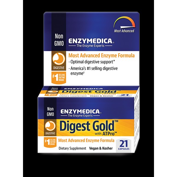 Enzymedica Digest Gold with ATPro, 21 Capsules