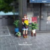 4pc Potted Plants & People 1:64 DIY Landscape Sets