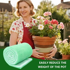 SCyiqifa Flower Pot Filler Insert Adjustable Planter Inserts for Large Pots Planter Fillers Drainage Material for Indoor Outdoor Gardening Ups a Daisy Pot Fillers for Planters 2 Pcs 47.2" x11.8"