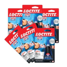 Loctite Super Glue Ultra Gel Control 6 Pack Durable No Drip Adhesive 1 oz