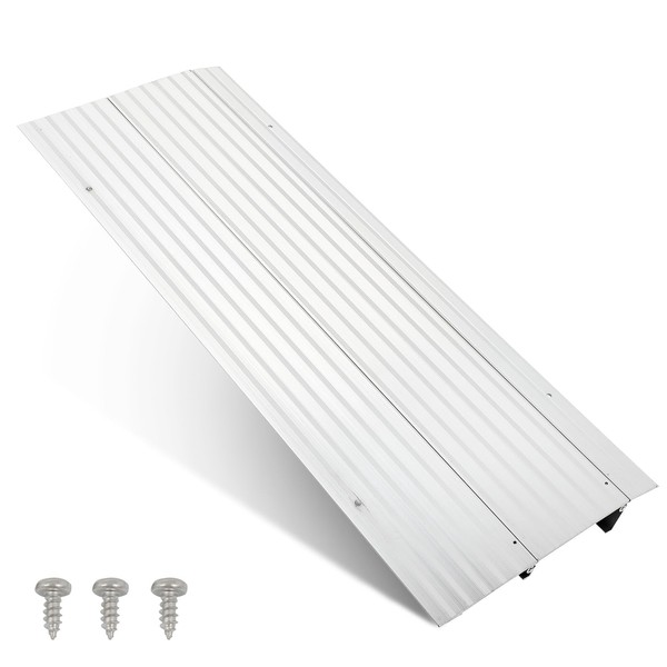SCITOO Door Threshold Ramp 2" Rise Aluminum Mobility Entry Ramp