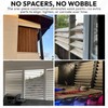 Decorex Hardware Heavy Duty Stainless Steel Louvers Hardware Kit -