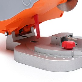 CNCEST Mini Bench Cut-off Saw, 2'' Blade 0°~45°Depth Miter Saw Wood Metal Cutter Saw Precision Cutter Wood Brass Cutter Tool