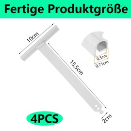 YOGAZEN Pack of 4 Roller Shutter Suspension Springs, Mini/Roller Shutter Springs, Suspension Springs, Roller Shutter Accessories, Replacement Parts, Roller Shutter Spring with Dovetail for Reliable