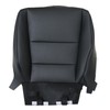 SecosAutoparts Driver Side Bottom Perforated Leather Replacement Seat Cover Black