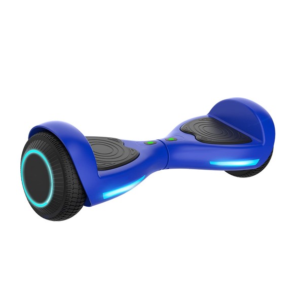 Fluxx FX3 Hoverboard with 6.5" LED Wheels & Headlight, Max 3.1Miles Range & 6.2mph Power by 200W Motor, UL2272 Certified Approved and 50.4Wh Battery Self Balancing Scooters for 44-176lbs Kids Adults (Blue)