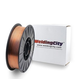 WeldingCity Mild Steel MIG Welding Wire ER70S-6 11-Lb Roll 0.035" (0.9mm) 8"-spool
