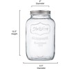 CATPOWER 1.5 Gallons Large Size Glass Jar With Mouth Canning