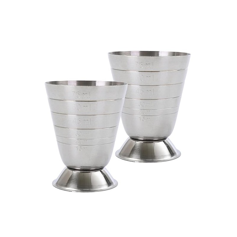 2.5 oz Stainless Steel 304 Magic Measuring Cup – Dual-Purpose