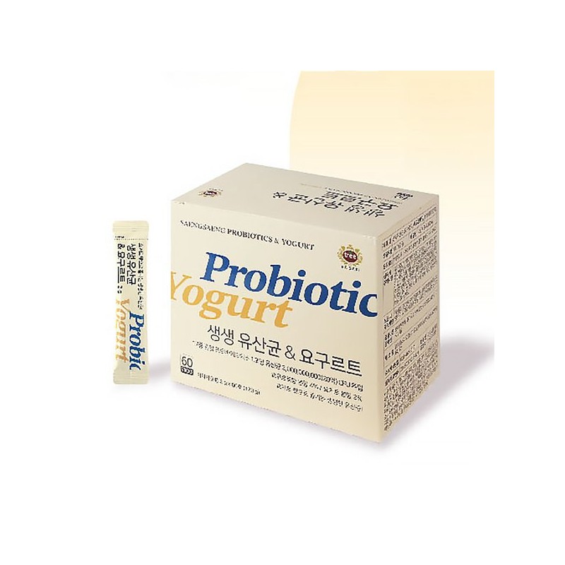 트리코리아 생생 유산균 요구르트 60포 프로바이오틱스 20억 CFU Trikorea Live