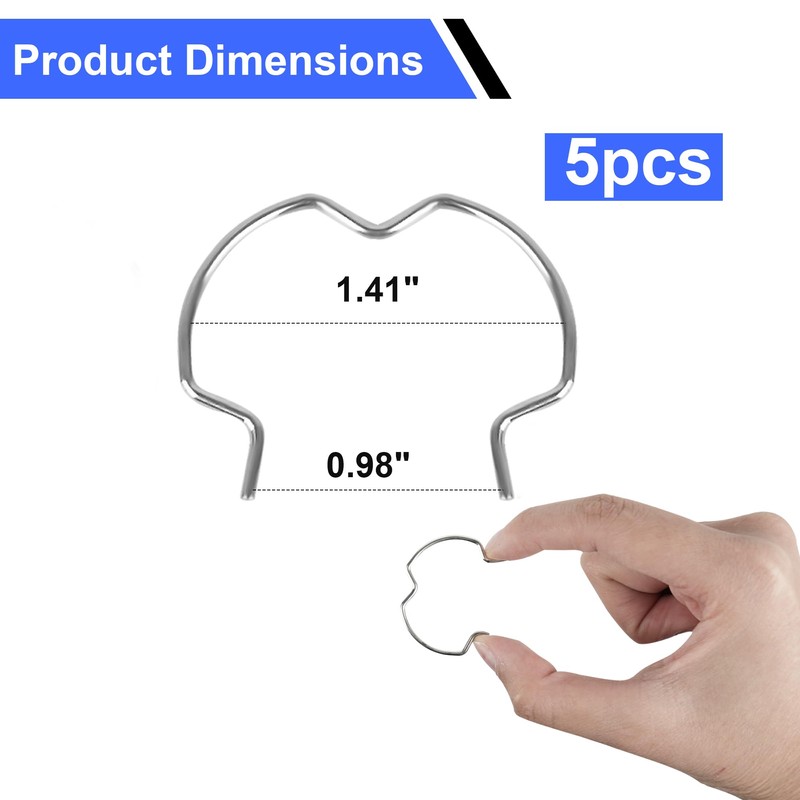 Engine Coolant Hose Clip 800-807 Compatible with Select Ford/Lincoln Models,