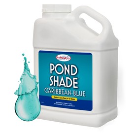The Pond Guy PondShade Concentrated Caribbean Blue Pond Dye, Easy to Apply Colorant for Beautiful Water, Safe for Fish, Pets, Livestock & Wildlife, 1 Gallon