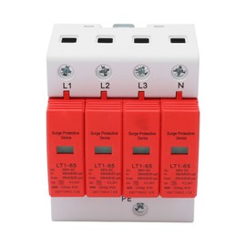 4P Surge Protective Device High Accuracy Exquisite Craftsmanship Safe Arrester Device AC385V