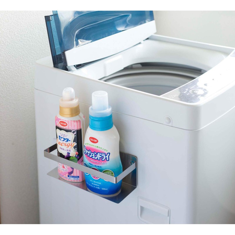 Shimomura 39367 Laundry Storage Stainless Steel Bottle Holder