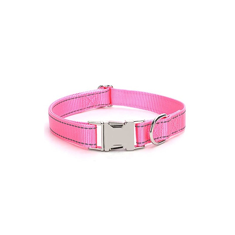 Love Dream Collar reflectante para perro con hebilla de metal,