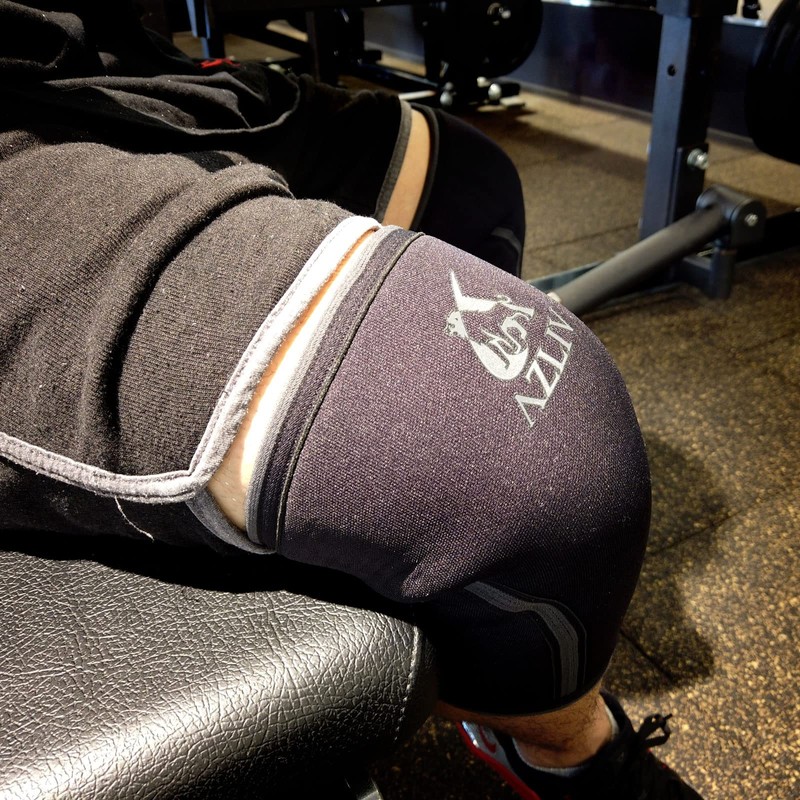 AZLIV Knee Sleeve, Knee Support, 0.3 inch (7 mm), Muscle