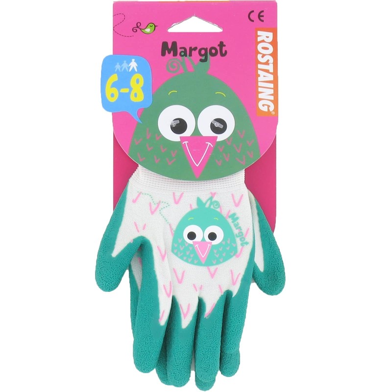 Rostaing margot-it6-8 Glove Child Bird Waterproof Palm + Wrist Leash,