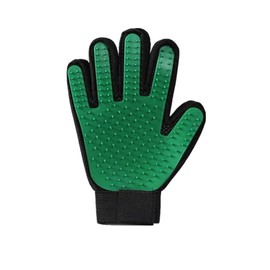 Touch Cleaning Brush Magic Glove Pet Dog Cat Massage Hair Removal Grooming Comb, Comfortable Mesh Cloth, Adjustable Velcro Strap